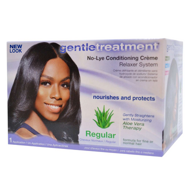 Gentle Treatment No-Lye Conditioning Crème Relaxer for Fine or Normal Hair – 1 Application - ANNS BEAUTY SUPPLY